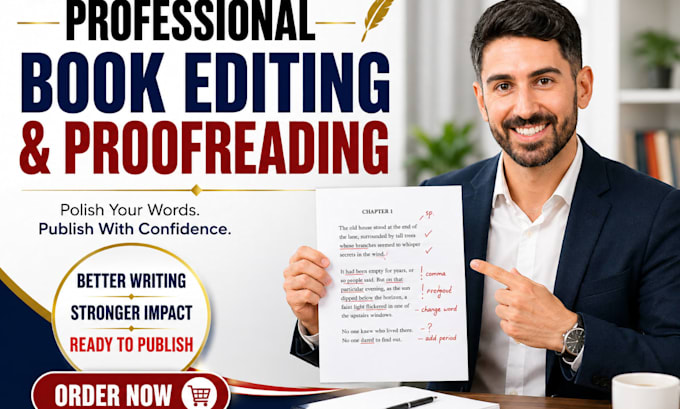 Do unique copy editing proofreading ebook novel and book editing ...