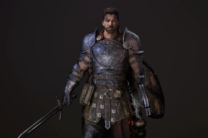 create 3d aaa game character, zbrush sculptor, texture, detail armor model,fbx