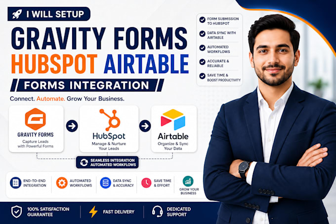 setup gravity forms hubspot airtable forms integration