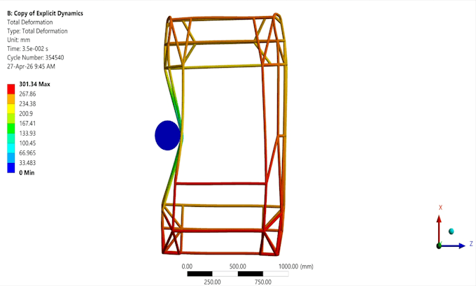 perform impact and drop simulations in ansys explicit dynamics