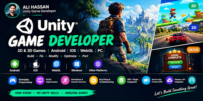 professional unity game developer