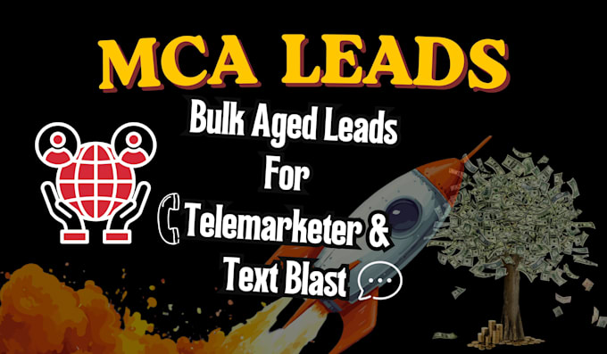provide bulk mca leads for cold calling and sms
