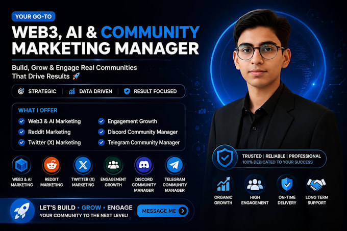 do crypto marketing, twitter x management and web3 growth