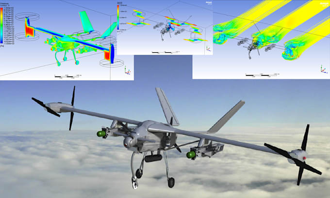 perform cfd and fea design analysis on drones and uavs
