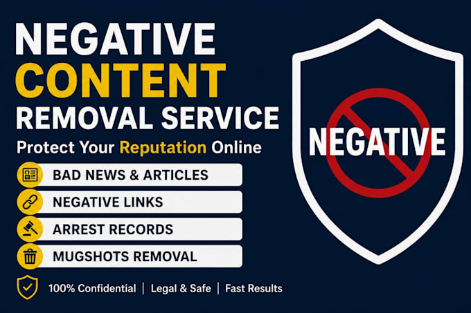remove negative links delete articles mugshots news deindex google search result