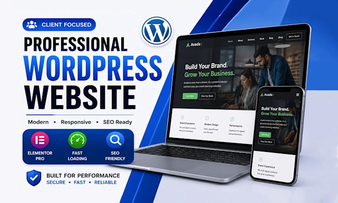 build a professional wordpress website for your business