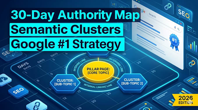 build a semantic topical authority map to rank 1 on google
