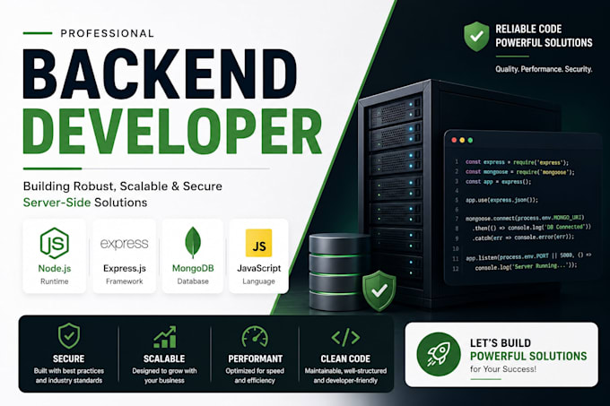 develop rest apis using node js express js and mongodb