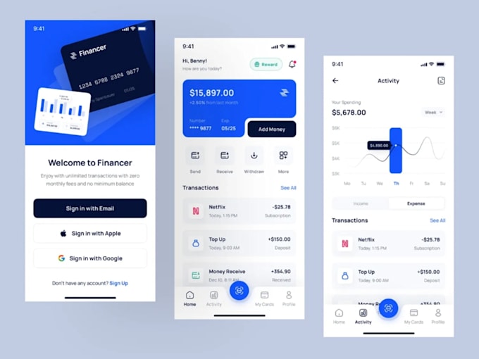 Do figma design, figma website ui ux design, and mobile app ui design ...