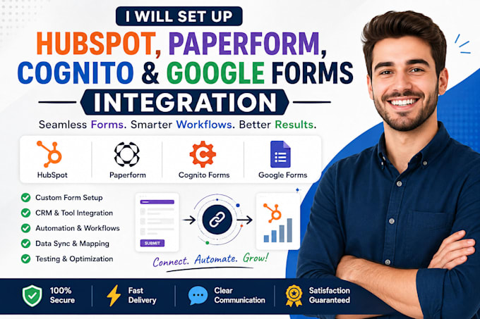 setup hubspot forms paperform cognito forms google forms survey integration