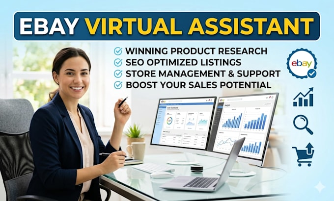 be your professional ebay virtual assistant