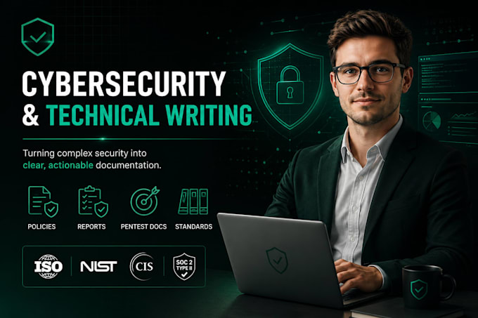 write cyber security reports, documentation and technical content for your brand