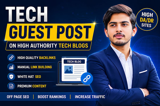 publish a tech guest post on high authority tech blogs