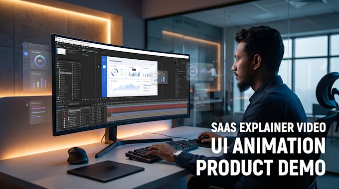 create professional animated saas explainer and demo videos