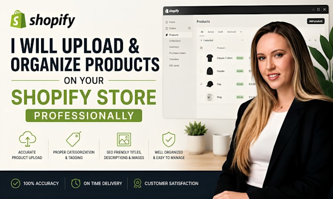 upload organize product on your shopify store professionally
