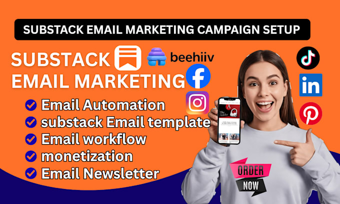 setup substack email newsletter substack  template and substack automation
