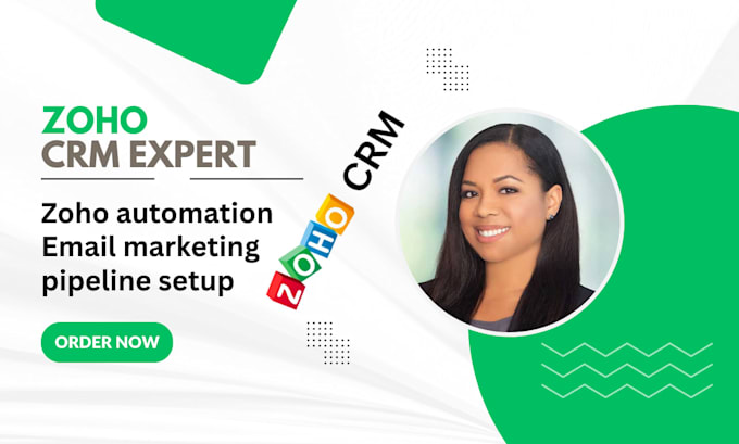 configure zoho CRM, workflows, pipelines, and automation