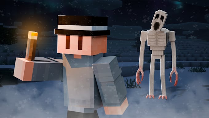 minecrfat horror thumbnail by mourinix