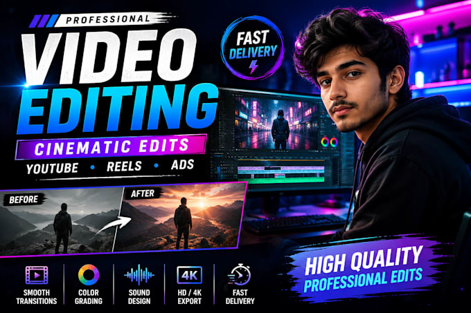 edit instagram reels, youtube shorts and tiktok videos like alex hormozi