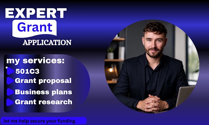 write winning grant proposal and grant application with research for 501c3