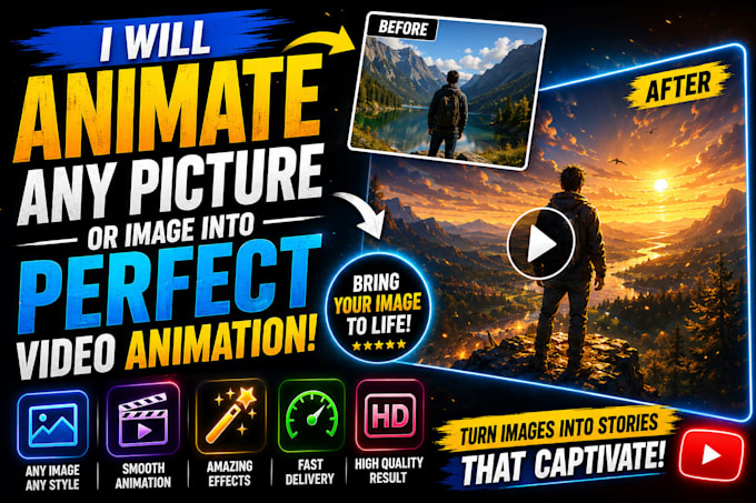 animate any picture or image into perfect video animation