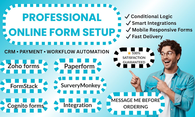 setup formstack  surveymonkey zoho forms  cognito forms paperform  integration