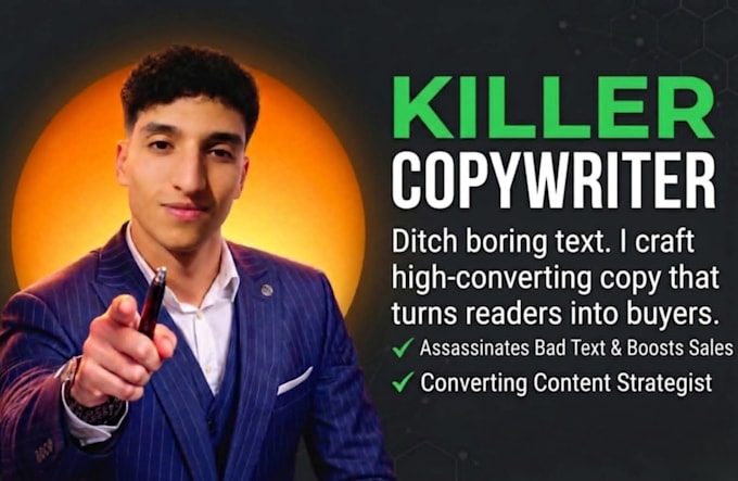 write professional ad copywriter and content strategist
