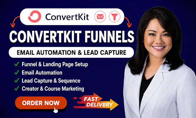 convertkit funnels email automation lead capture creator marketing