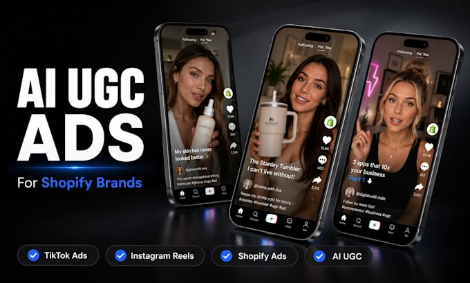 create ai ugc ads, ai ugc video, ugc ads for shopify