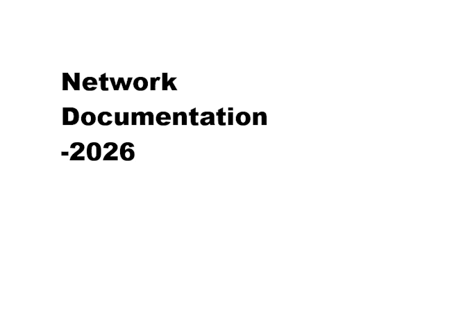 document your existing computer network