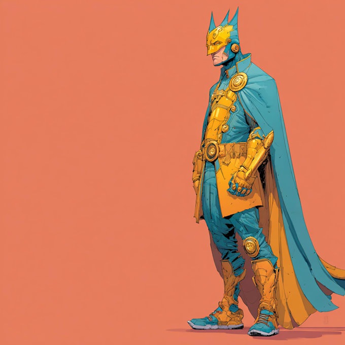 superhero character for comics