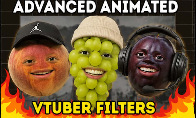 advanced vtuber animated filter face tracking expressions ar effects