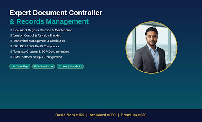 provide expert document control and records management services