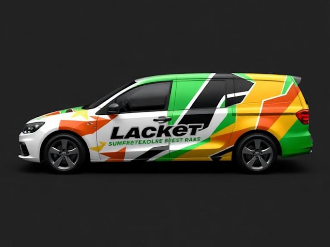 design a professional car wrap, van wrap, or vehicle branding design