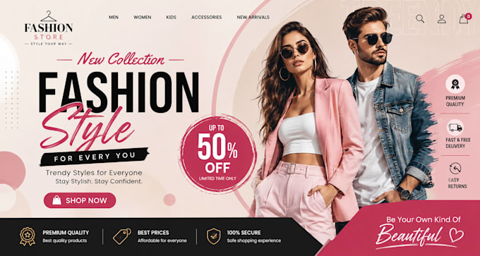 design a modern responsive website for your business