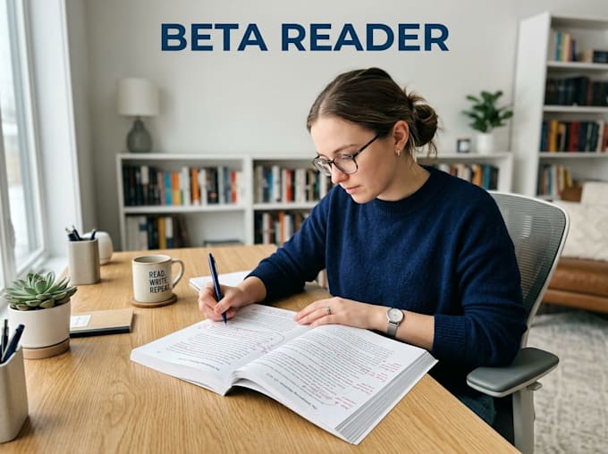 beta read your book manuscript novel or story and provide constructive feedback