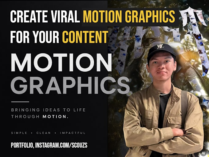 create viral motion graphics for your content