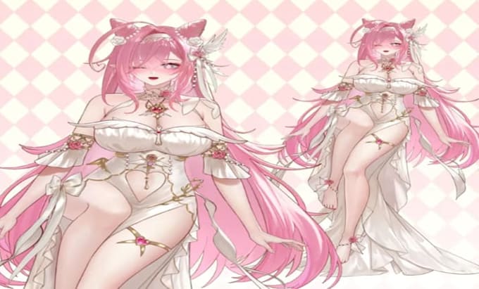 create custom 2d vtuber avatars and live2d rigging for streaming