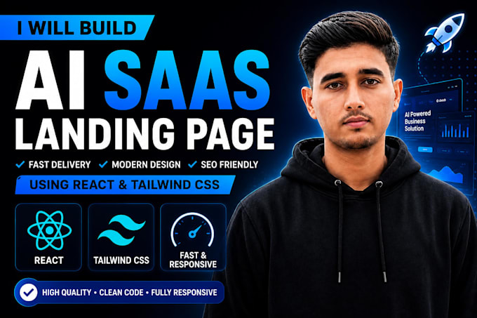 design a high converting ai startup landing page