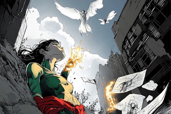 do comic book illustration comic art graphic novel artist