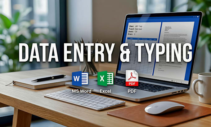 do fast data entry, copy typing and audio to text transcription