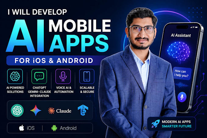 develop ai powered mobile apps for ios and android