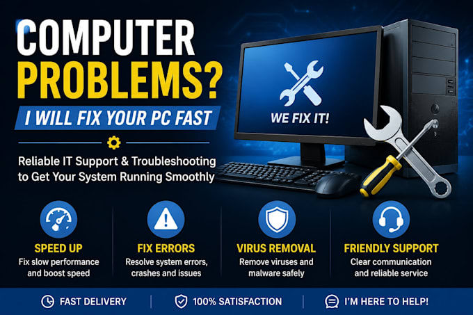 fix your computer, laptop, or PC issues