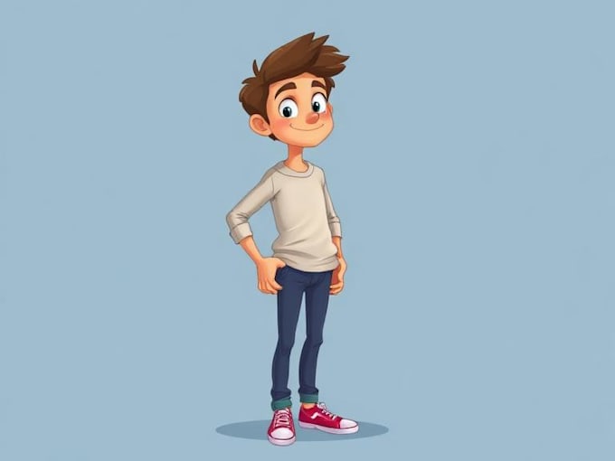 create funny illustration cartoon