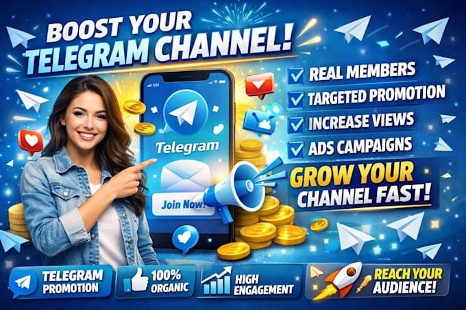 promote telegram channel and telegram ads