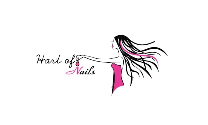 design memorable motivation nail technician logo