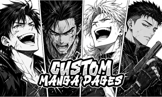 draw anime manga comic and webtoon illustration