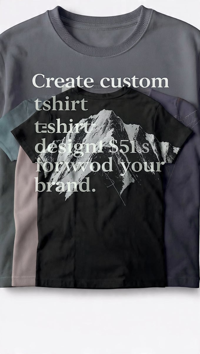 create custom tshirt design for your brand