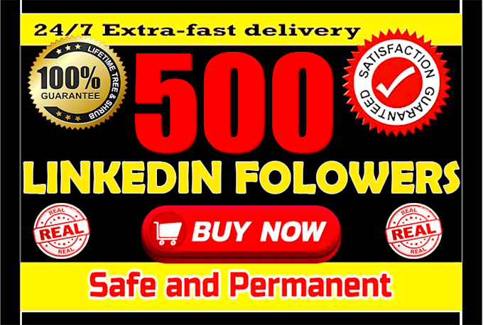 get you 500 real growth to linkedin followers