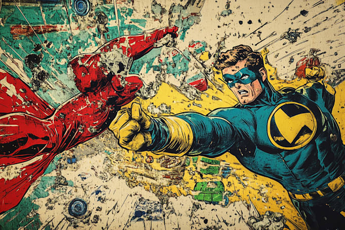 create comic book and custom illustration